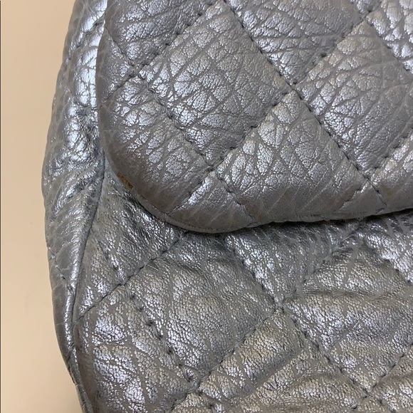 Crinkled Leather Single Flap Vintage Chanel - Picture 4 of 8